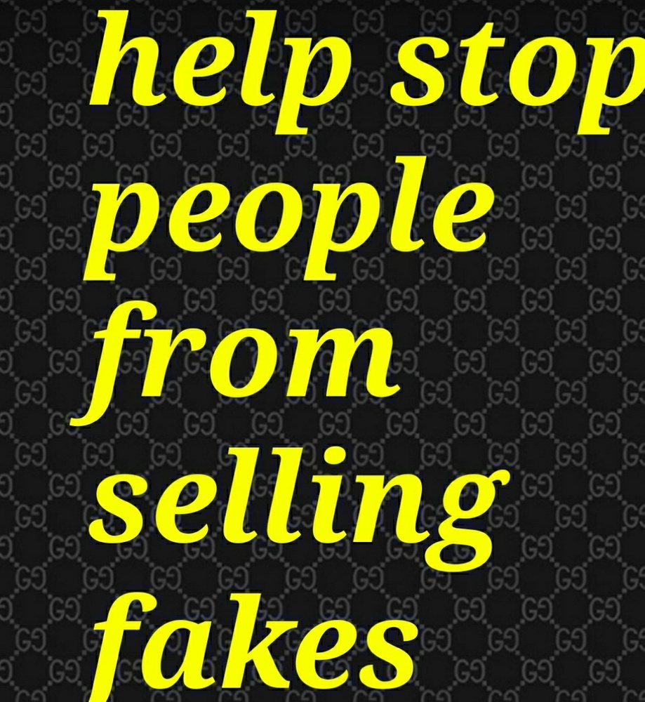 Help stop people from selling fake bags